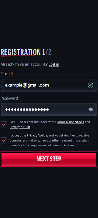 Processus d'inscription MafiaCasino sur mobile Processus d'inscription MafiaCasino sur mobile