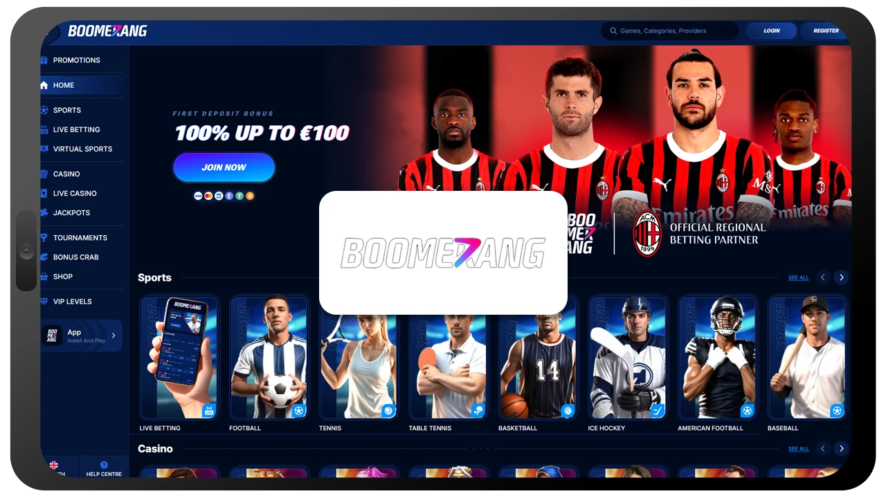 revue des Boomerang Bet